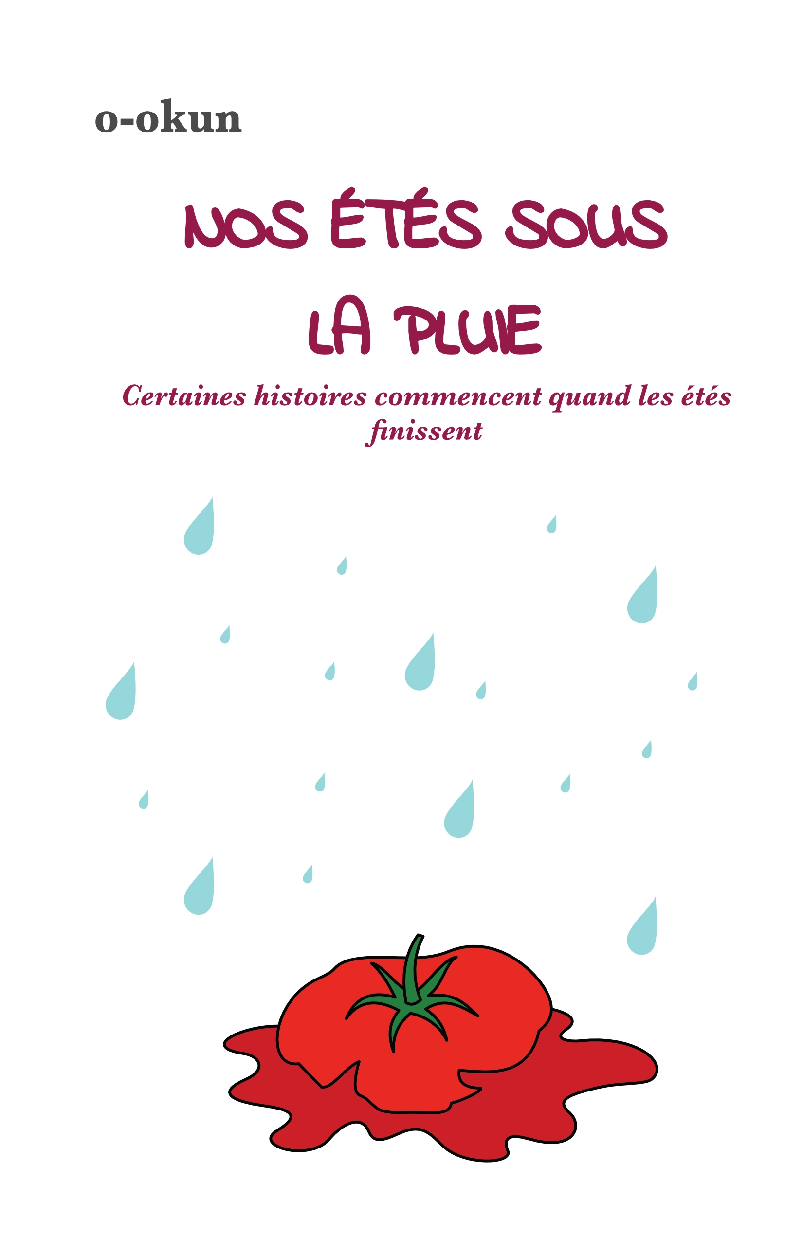 Portada francesa de la novela Nos étés sous la pluie.